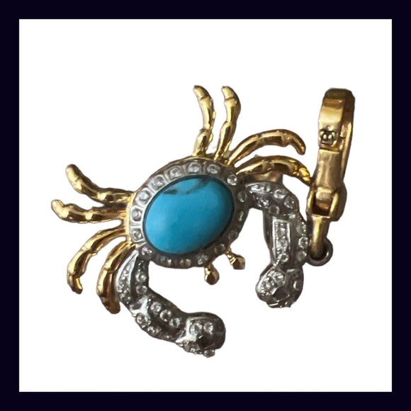 Juicy Couture Blue Stone Crab Charm - Picture 1 of 4